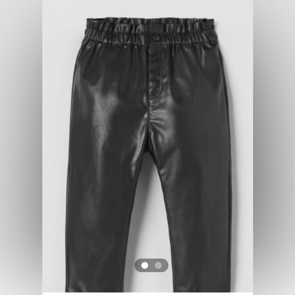 Zara Bottoms Zara Faux Leather Pants Toddler Poshmark